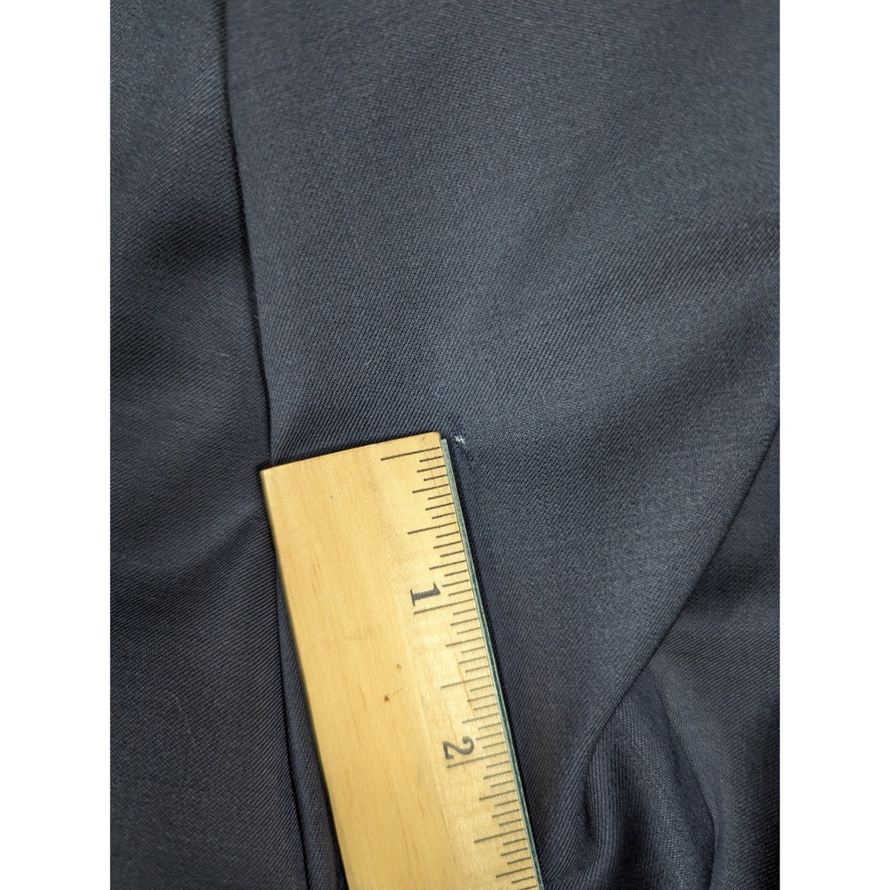 Jos A Bank Mazotto Super 120 Wool Navy Blue Mens Double Vented Blazer Size 46R - Picture 6 of 6